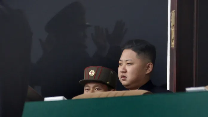 Kim Čong-un během oslav narozenin Kim Ir-sena
