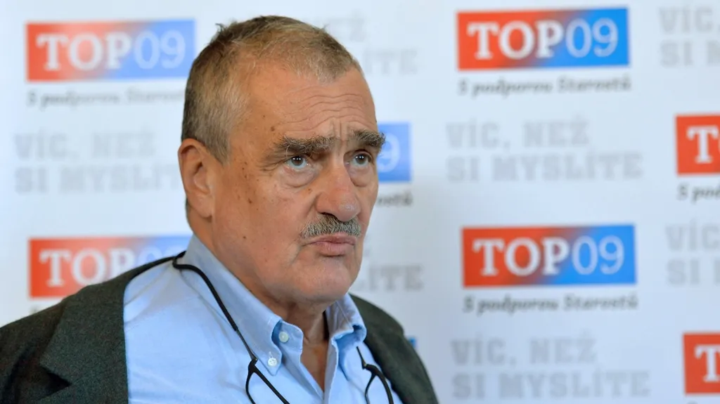 Předseda TOP 09 Karel Schwarzenberg