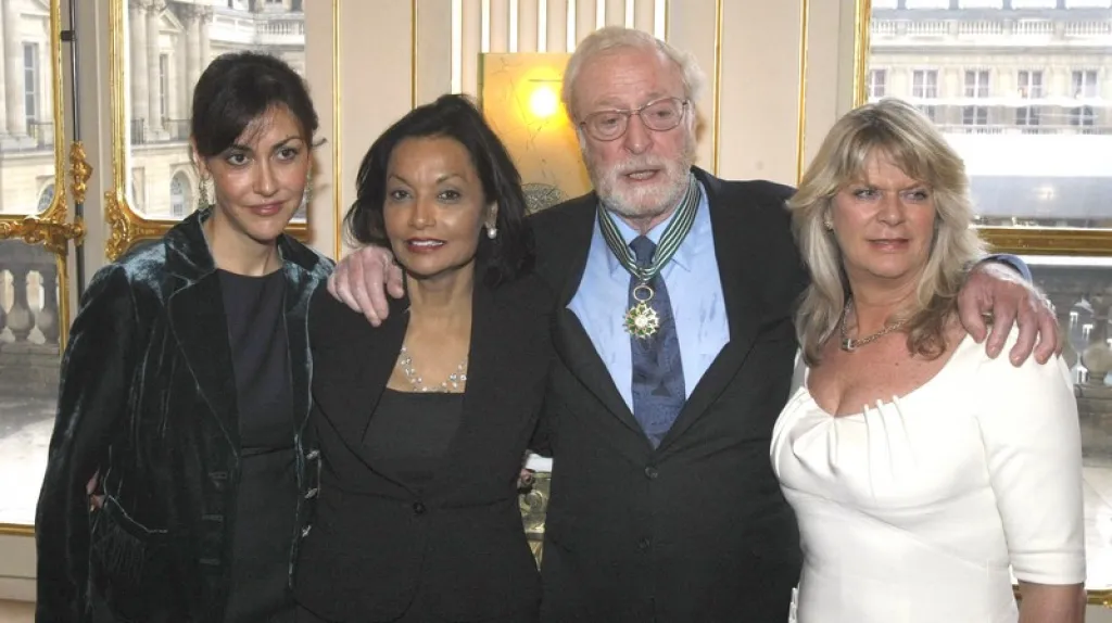 Michael Caine s rodinou