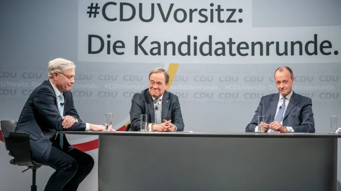 Debata kandidátů na předsedu CDU