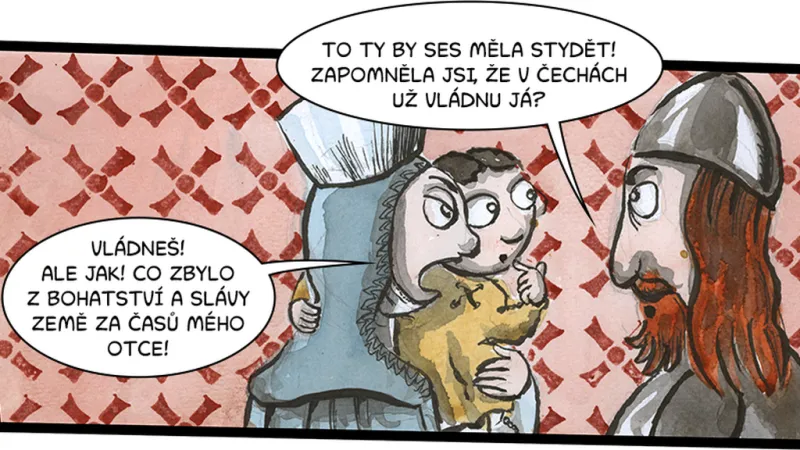 Interaktivní komiks o Karlu IV. na Déčku