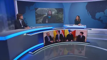 Události, komentáře: Kritika Evropy Donaldem Trumpem a vývoj na Ukrajině