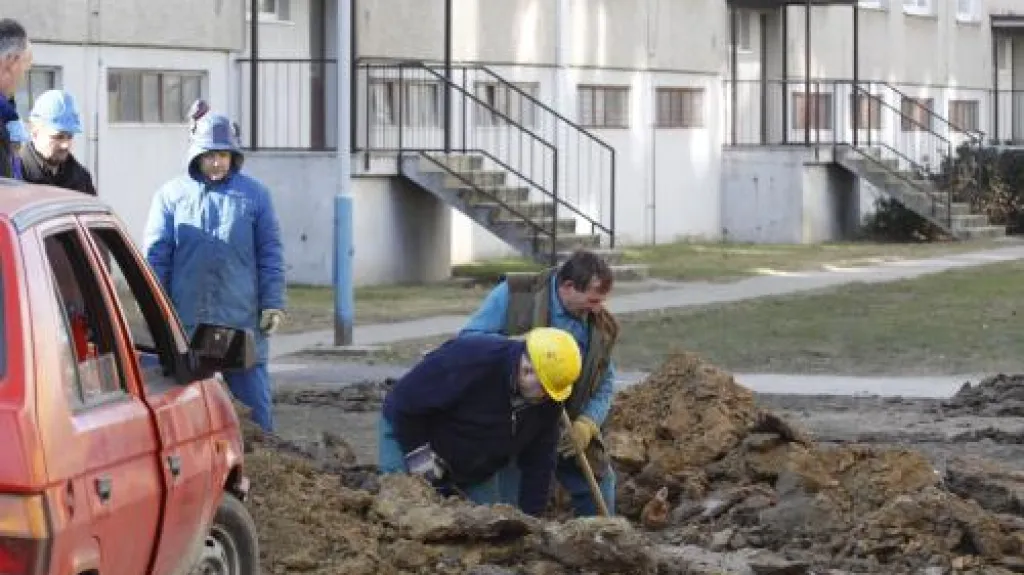 Oprava plynové přípojky