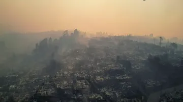 Lesní požáry v Chile