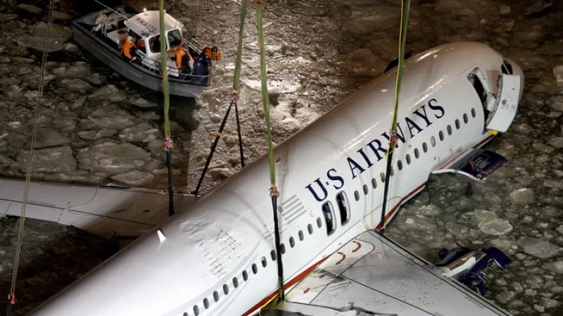 Trosky havarovaného Airbusu