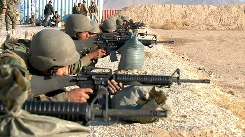 Výcvik afghánských vojáků