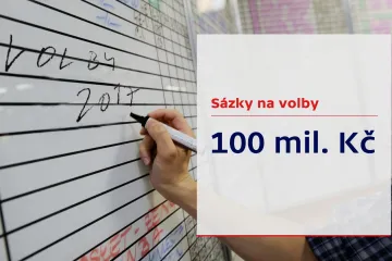 Na výsledky voleb lidé vsadili přes sto milionů. Sázkaři ale tipují i příští koalici