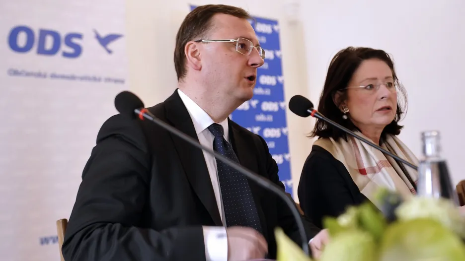 Petr Nečas a Miroslava Němcová