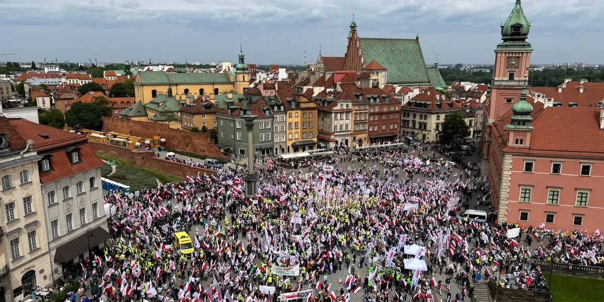 Farmers protested in Warsaw against the Green Deal — ČT24 — Czech Television