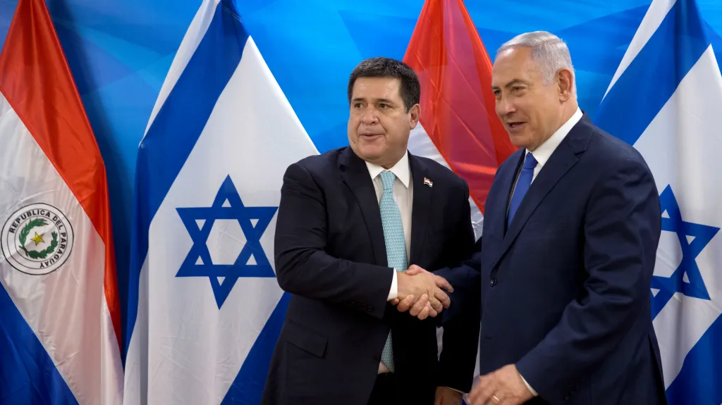Prezident Cartes a premiér Netanjahu v Jeruzalémě
