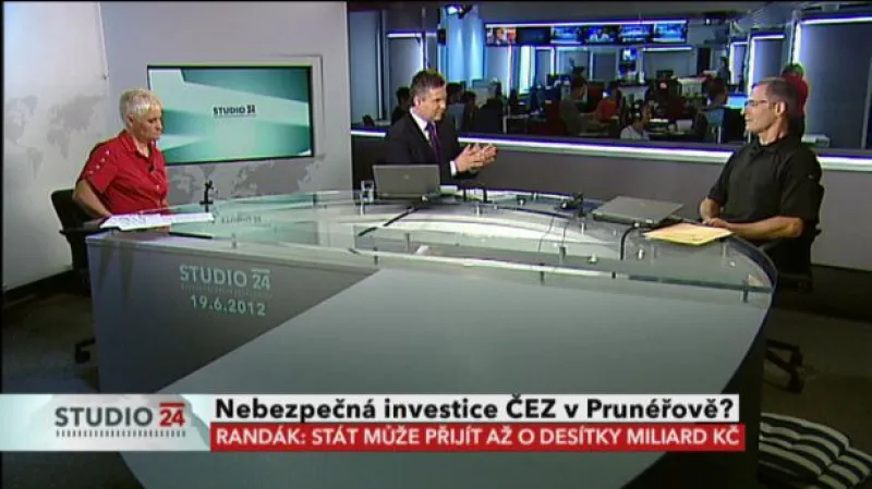 Karel Randák, Věra Ježková a Ladislav Kříž k modernizaci Prunéřova II