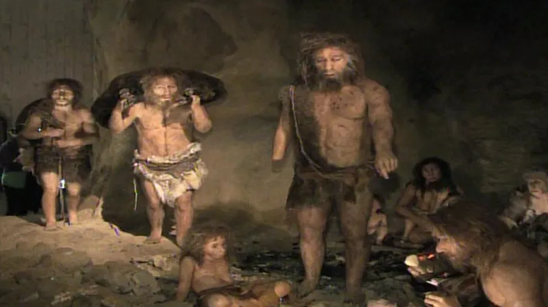 Kresba člověka neandrtálského