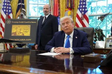 Nový vízový program USA nabízí zlaté karty za milion dolarů