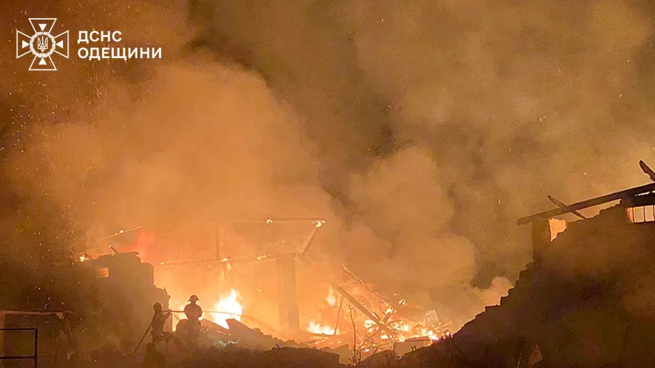 Důsledky ruského útoku v Oděské oblasti