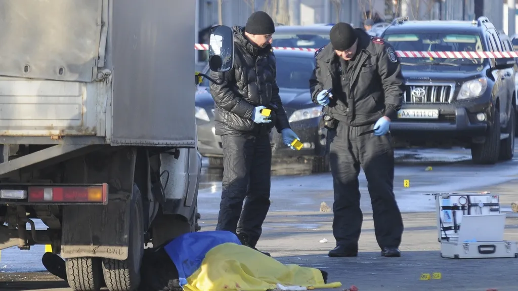 Vyšetřování po nedělní explozi v Charkově