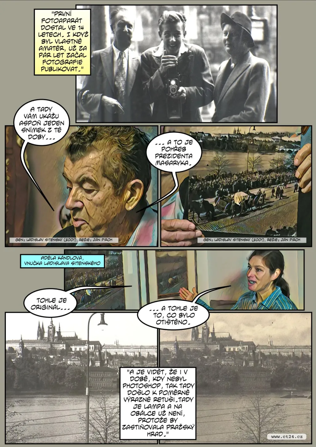 Komiks: Fotografie Ladislava Sitenského
