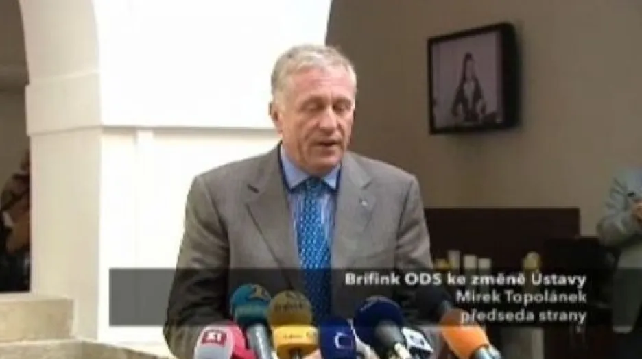 Brífink Mirka Topolánka