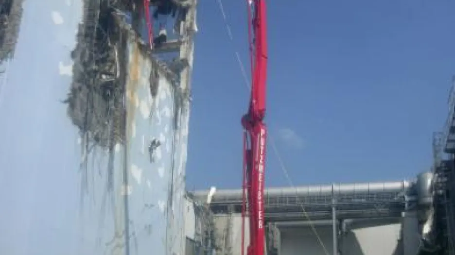 Poškozená elektrárna Fukušima 1