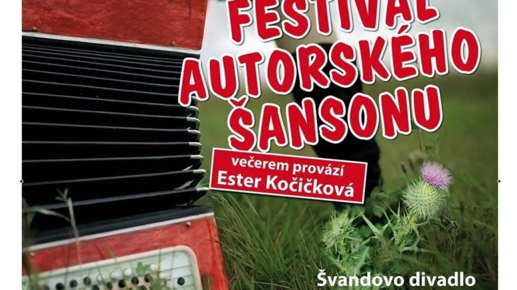 Festival autorského šansonu - plakát