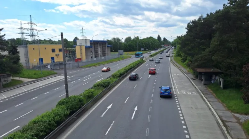 Opravu Rudné ulice v Ostravě provází dopravní omezení