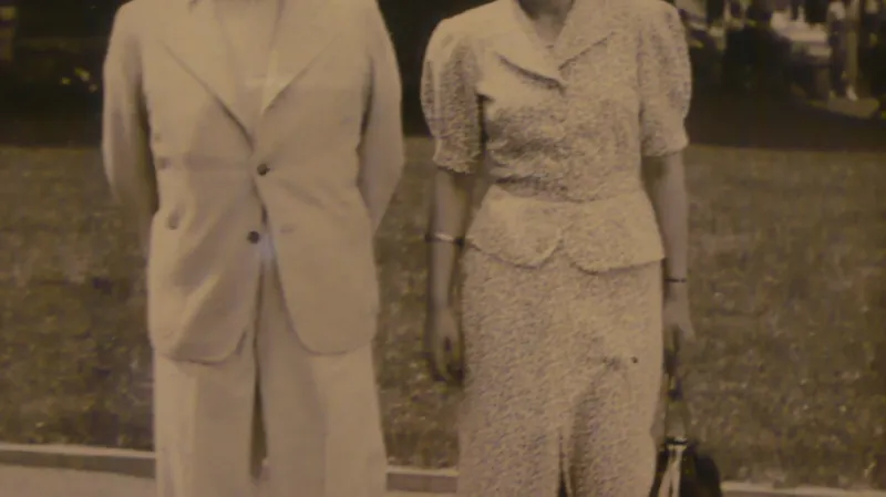 Marie Sandová s manželem