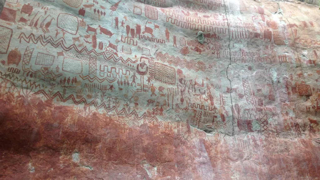 Skalní malby v Kolumbii