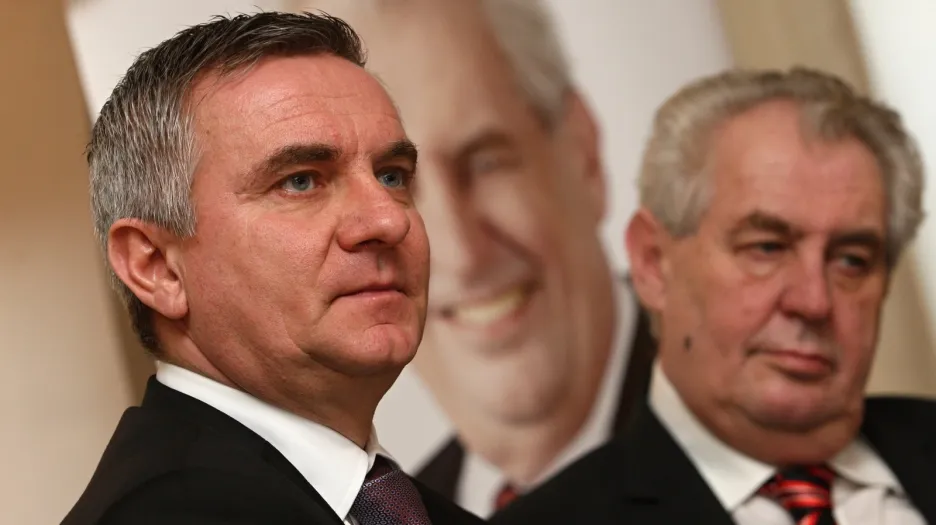 Vratislav Mynář a Miloš Zeman