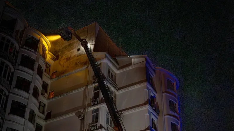 Následky ruských úderů na Oděsu, 27. dubna 2026