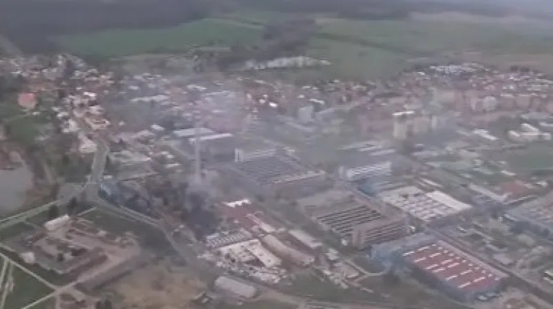 Letecké záběry na Chropyni