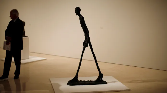 Alberto Giacometti	 / Kráčející muž I