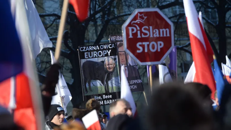 Demonstrace v Polsku