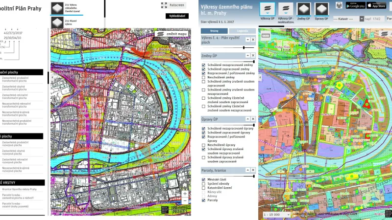 „Vymezení zastavitelných a nezastavitelných ploch je ve stávajícím plánu a v Metropolitním plánu diametrálně odlišné. Ale chystáme k tomu instruktáž nebo návod na to, jak to číst,“ říká Ondřej Boháč.