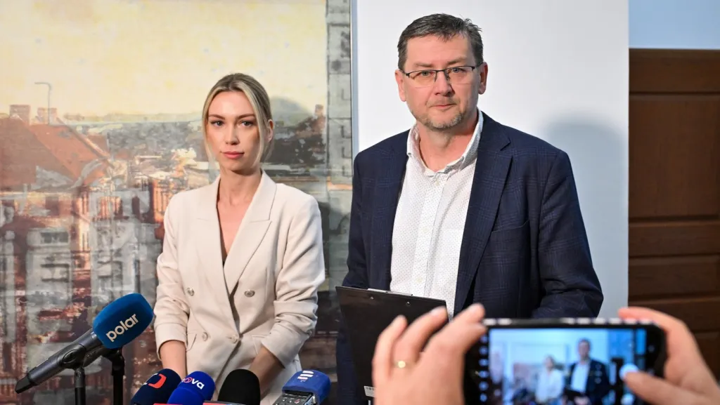 Brífink s primátorem Karviné Janem Wolfem