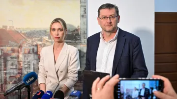 Brífink s primátorem Karviné Janem Wolfem