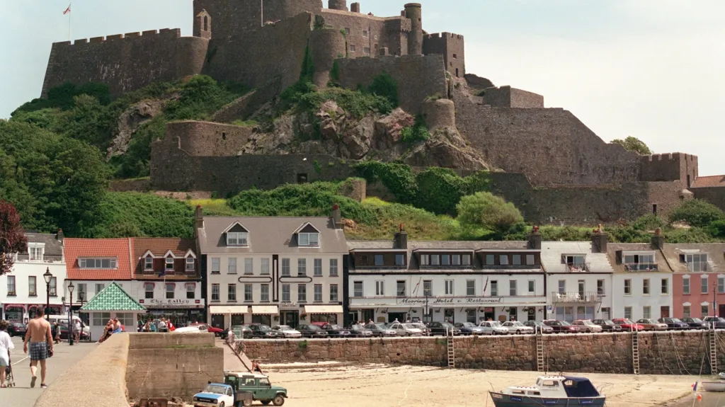 Hrad Mount Orgueil na ostrově Jersey