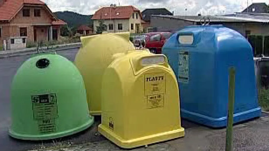 Popelnice pro recyklaci odpadu