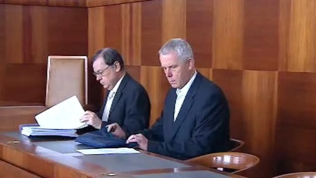 Antonín Moravec (vpravo)