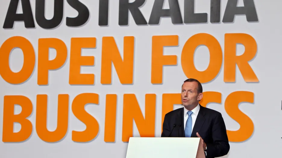 Tony Abbott na návštěvě Číny