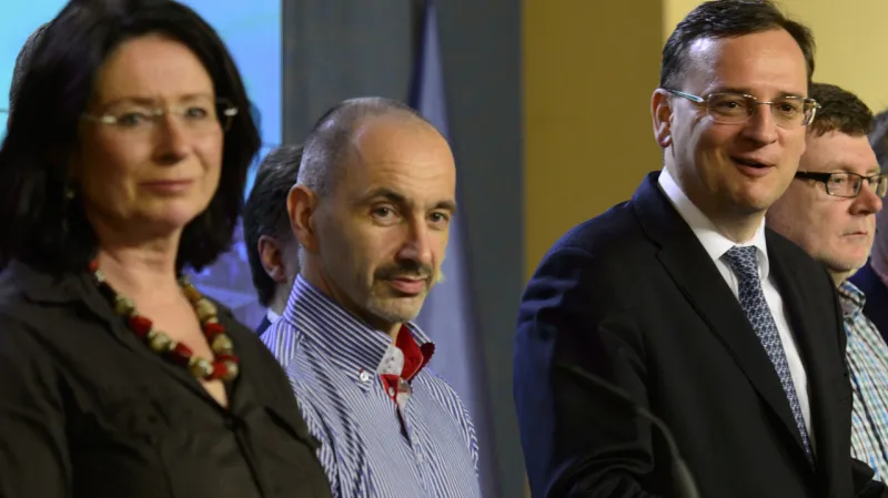 Petr Nečas, Martin Kuba a Miroslava Němcová