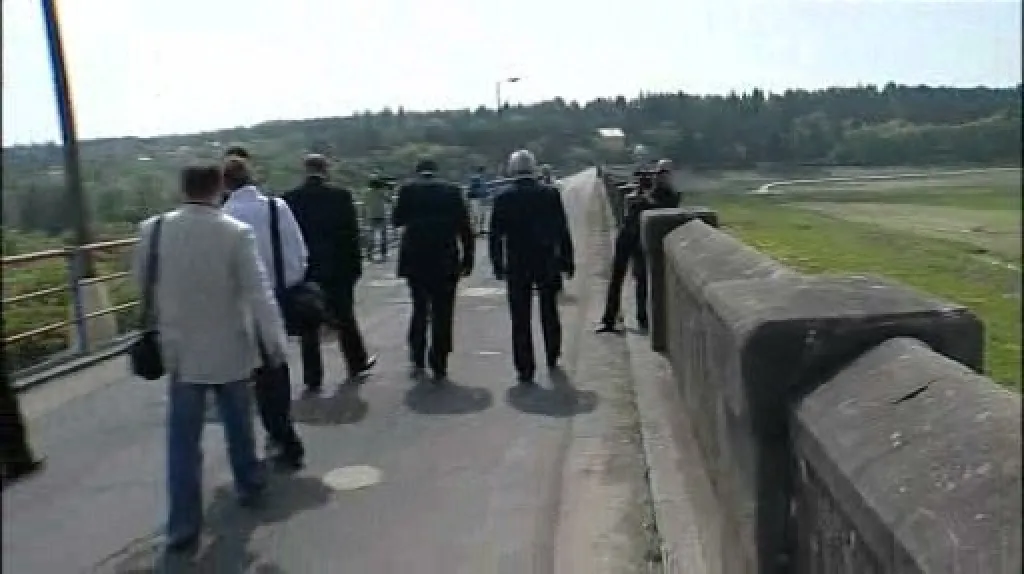Ministr na Plumlovské přehradě