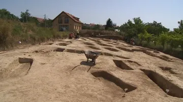 Archeologické naleziště v Hradišti na Znojemsku