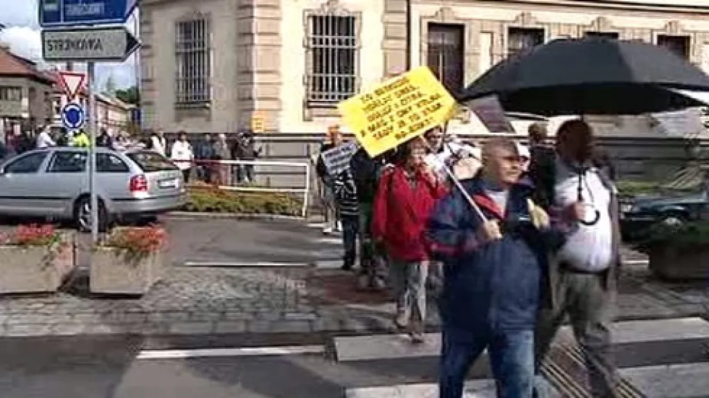 Protest na přechodu