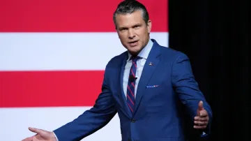 Americký ministr obrany Pete Hegseth