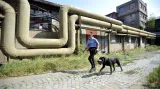 Chátrající areál bývalé továrny Tesla Pardubice hlídají policisté se psy