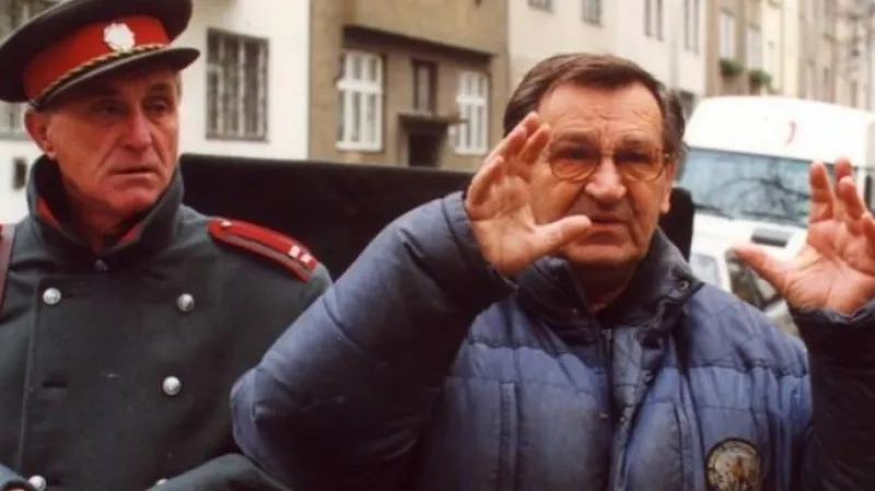 Režisér Antonín Moskalyk (vpravo)