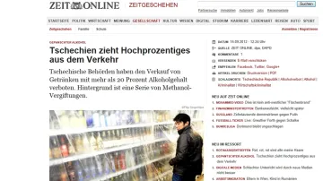 Německý Die Zeit informuje o prohibici v Česku