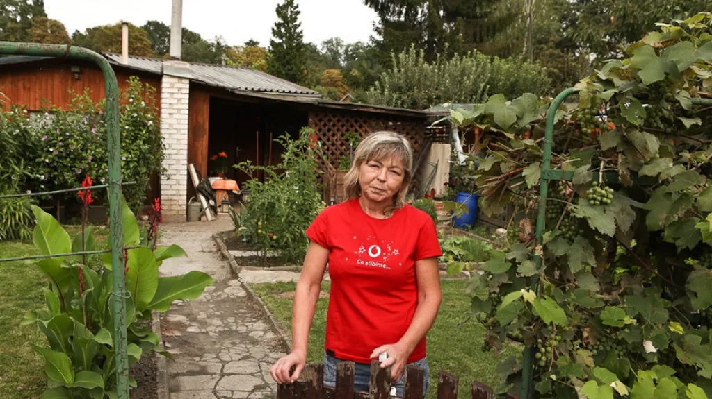 Zahrádkářka na Libeňském ostrově