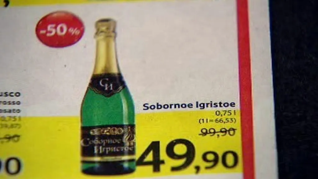 Napodobenina šumivého vína Rossijskoje Igristoje