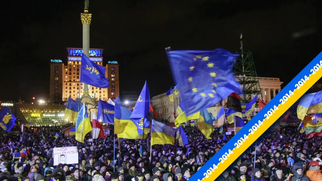 Demonstrace na Majdanu 3. prosince 2013