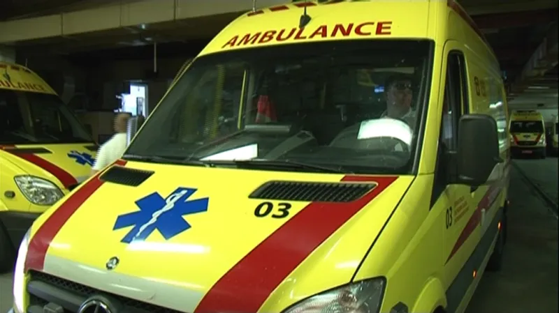 Sanitka záchranné služby Jihomoravského kraje